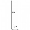 Achtergrond Super Flexiglass 1,5 x 5,5 m