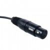 Rolux 4-pin XLR Female plug with D-Tap Male RL-C3