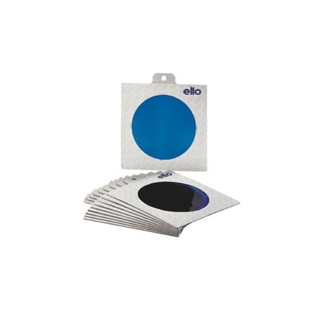 E003 - Colour filter SET : 10 different coloured folic filters in frames ø220mm E003 - Colour filter SET : 10 different coloured folic filters in frames ø220mm