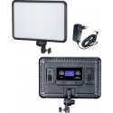 LEDP30 - LED Video & Foto Studioverlichting 30W + 30W Bi-Color, 2x NP-F750/960 batterijslot, DC 13V-17V - illuStar