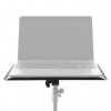 MC-1120-S - Laptopstandaard om laptop (tot 23") op lampstatief te plaatsen, met spigotaansluiting (female 5/8")