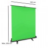 Roll-Up Background Screen FB-150200FG 150x200 cm Chroma Green