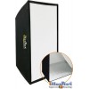 Kit Flash de Studio Photo - 2x - QUANT-600-PRO 600 Ws Affichage numériqe, 2x trépied 250cm, 2x boîte à lumière 80x120cm - elfo