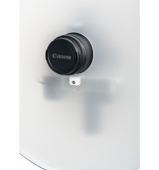 SKT03 - Pasfoto Systeem - Softlight reflector met ingebouwde flitser 120 Ws en fototoestel Canon DSLR
