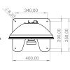 B106 - Vloerstaander voor SKT03 pasfotosysteem (SKT03 niet inbegrepen)