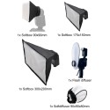 Kit softbox/diffuseur universel - Convient pour tous les flashs cobra