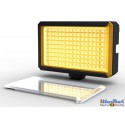 LED Video & Foto cameralamp 8W LEDC-8W - 5500°K - 850 lx - Voor 6 AA batterijen - illuStar