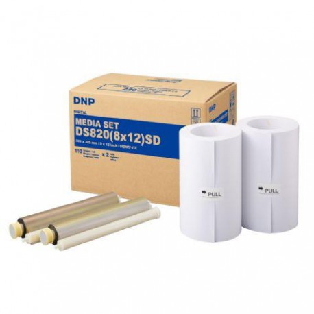 DNP 2 rollen papier 20x30cm (220 vellen) voor DS820