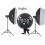Studioflitsset - 2x FI-800A 800 Ws, 2x statief 250cm, 2x Softbox 80x120cm - illuStar