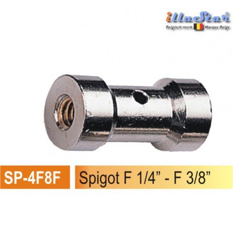 SP4F8F - 5/8” Spigot - 25mm (female 1/4" - female 3/8") - illuStar