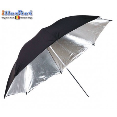 UR100S - Parapluie - argent/noir - ø101cm - illuStar