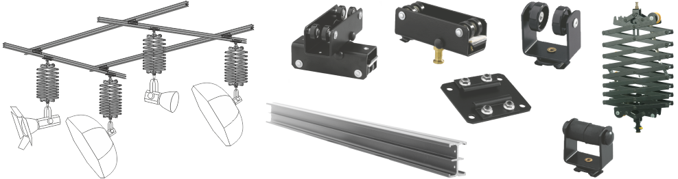 Système Rails et suspensions