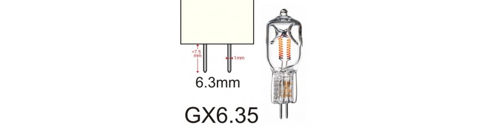 GX6.35 douille - Lampe pilote